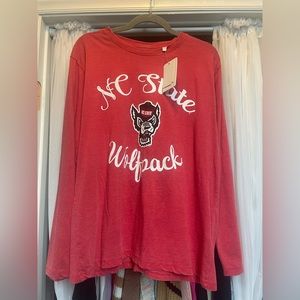 New Nc State long sleeve shirt, NWT